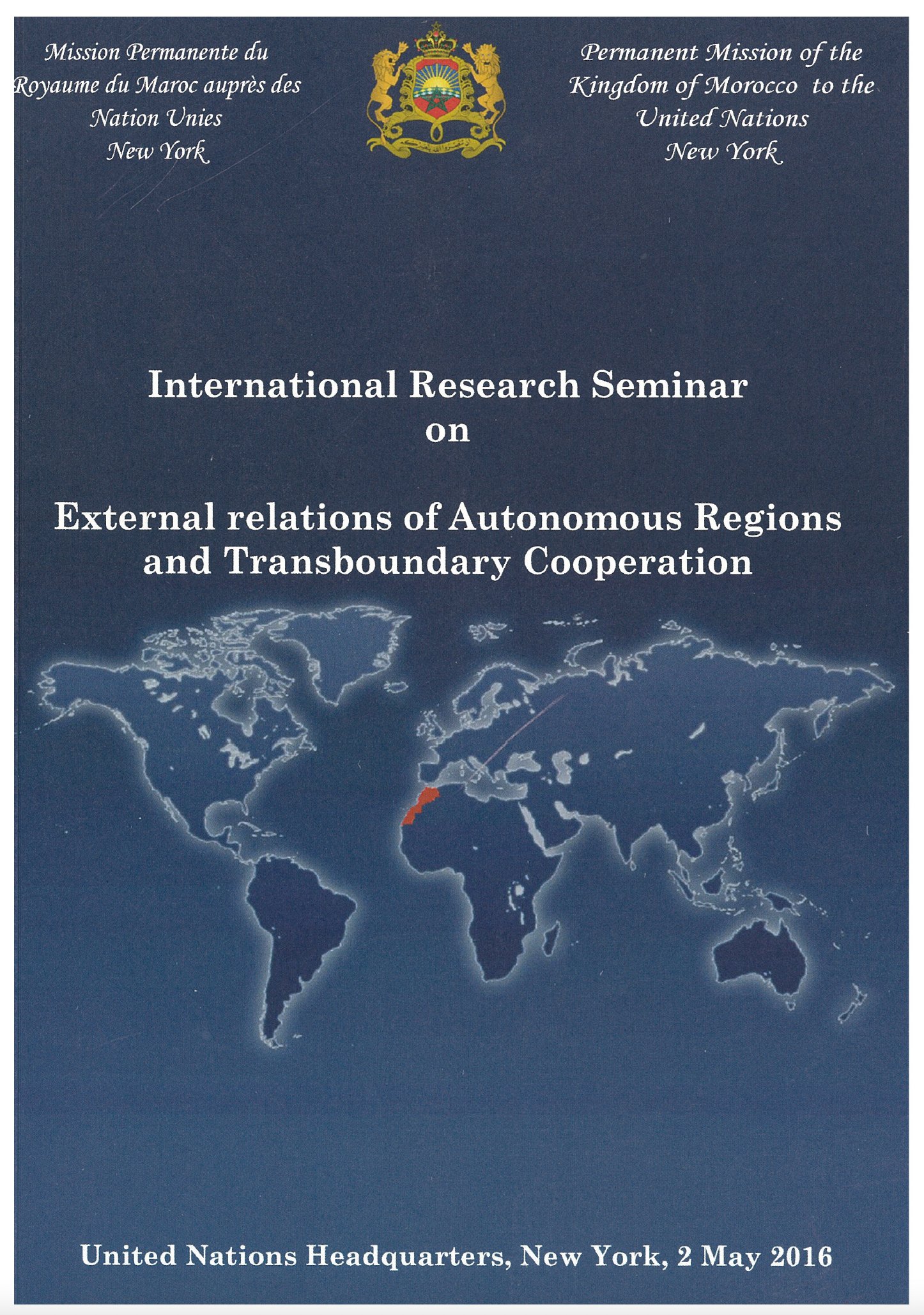 External Relations Of Autonomous Regions: Comparison Between Québec And The Moroccan Autonomy Initiative For The Sahara